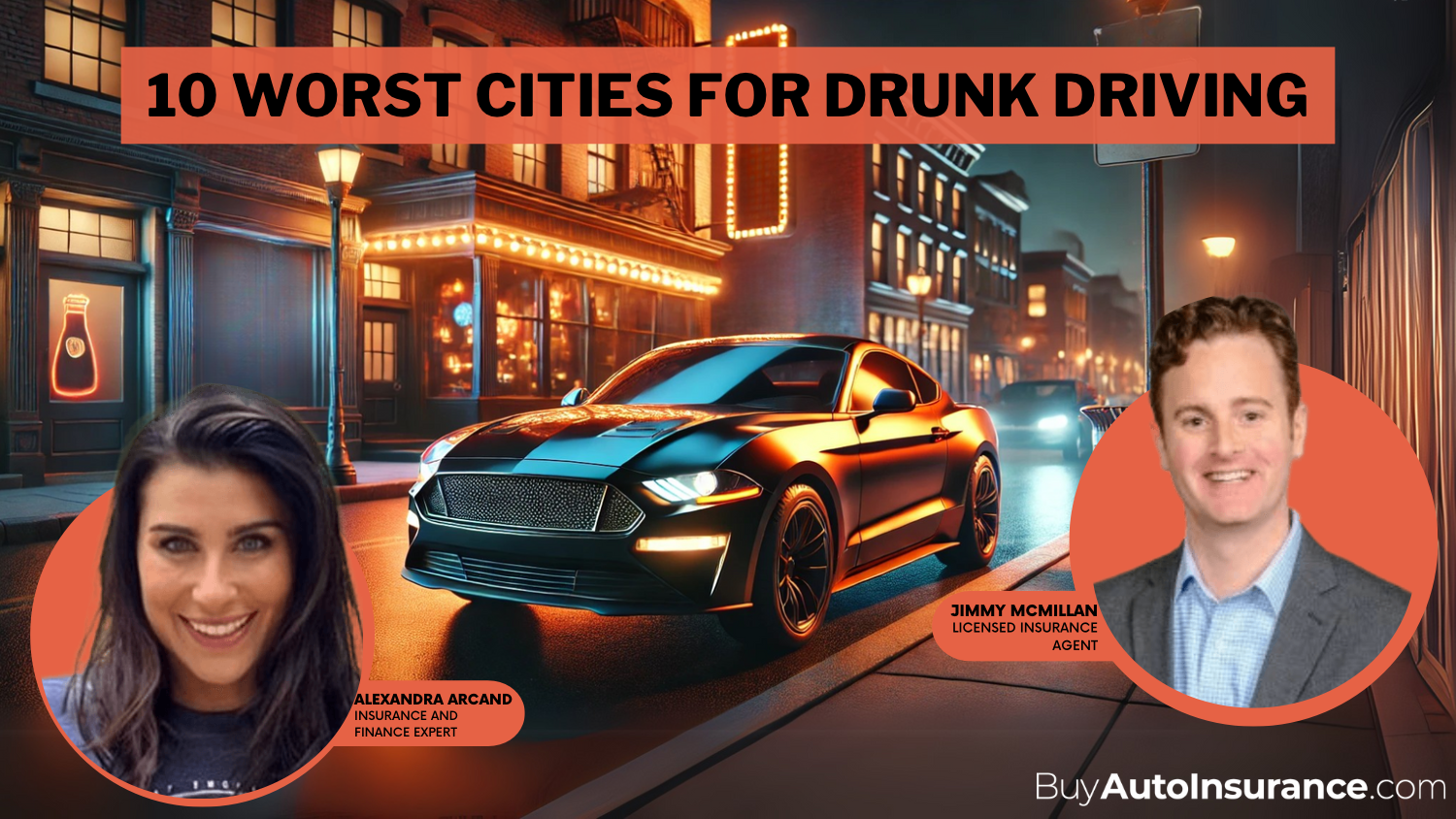 10 Worst Cities for Drunk Driving (2025) Report