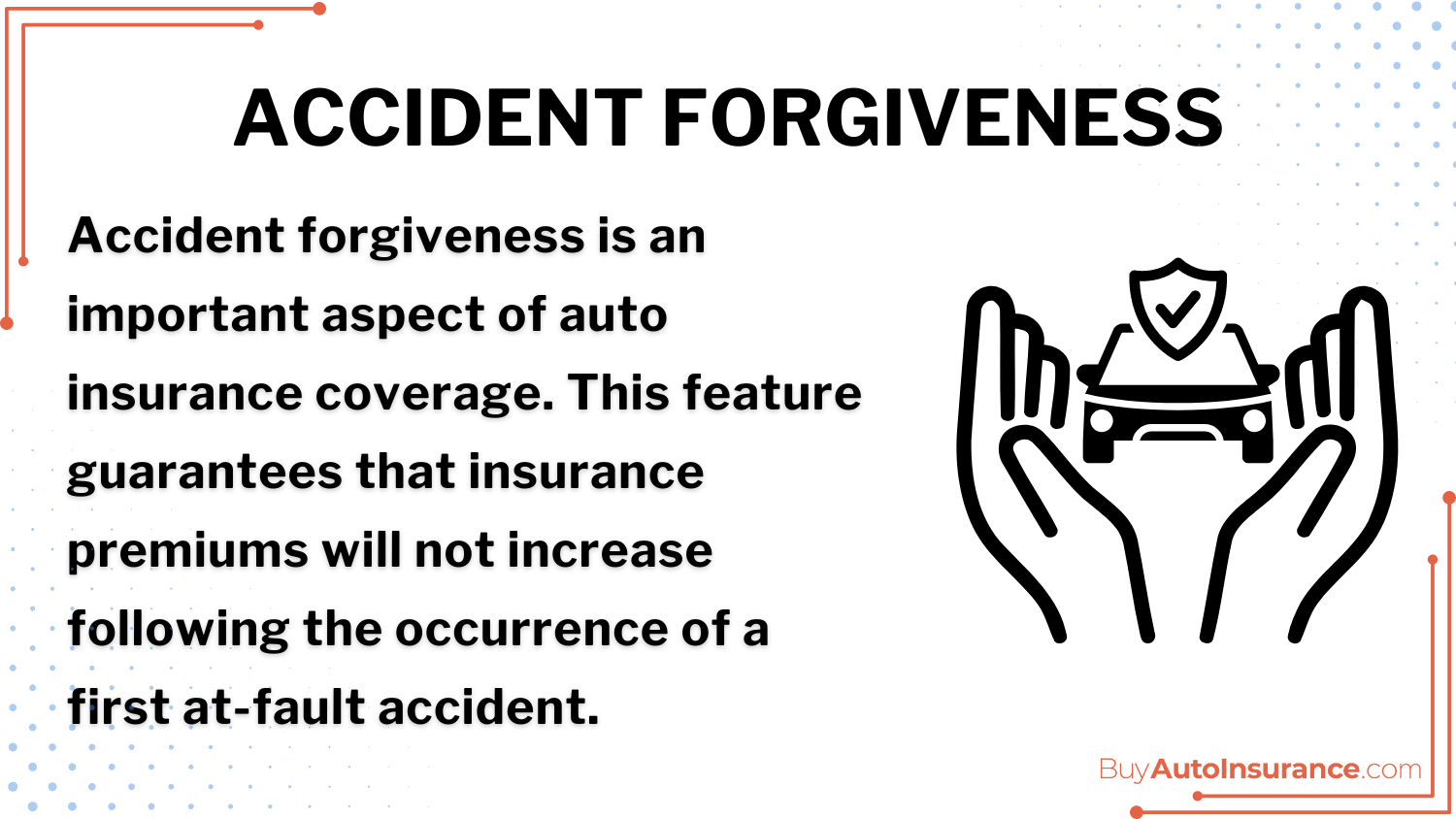 Cheap Auto Insurance for Drivers With Multiple Accidents: Accident Forgiveness Definition Card