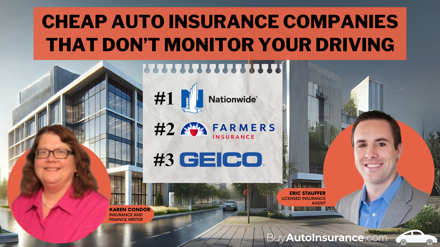 Cheap Auto Insurance Companies That Don’t Monitor Your Driving