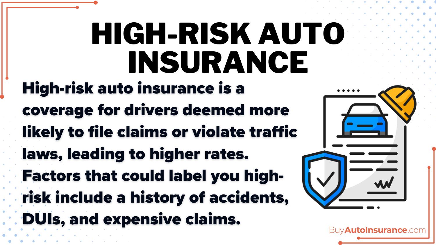 high-risk Auto insurance definition card: best auto insurance companies that don't use lexisnexis